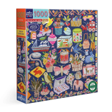 EeBoo 1000 Piece Puzzle The Cat & The Yarn