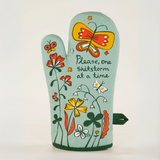 Blue Q Oven Mitt 'Please One Shitstorm at a Time'
