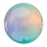 16" Pastel Dream Happy Birthday Orbz Balloon