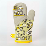 Blue Q Oven Mitt 'Droppin a New Recipe on Your Ass'