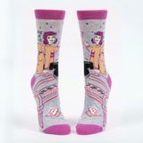 Blue Q  Women's Crew Socks 'My Dog is Cool as F*ck'