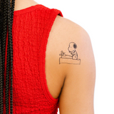 Snoopy Writer Tattoo Pairs