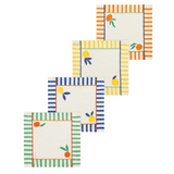 Citrus Burst Set of 4 Cocktail Napkins