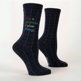 Blue Q Women's Crew Socks 'I'm A Planner'