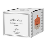 Solar Clay Garlic Keeper
