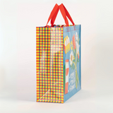 Blue Q Shopper Tote 'Eggs, Milk, Flowers'