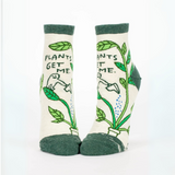 Blue Q Women's Ankle Socks 'Plants Get Me'