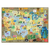 True South 500 Piece Puzzle - Take a Hike in the USA