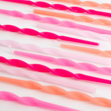 Meri Meri Pink Twisted Long Candles