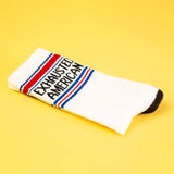 Gumball Poodle Gym Socks 'Exhausted American'