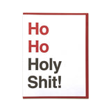 Ho Ho Holy Shit Holiday Card