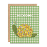 Birthday Card - Snail