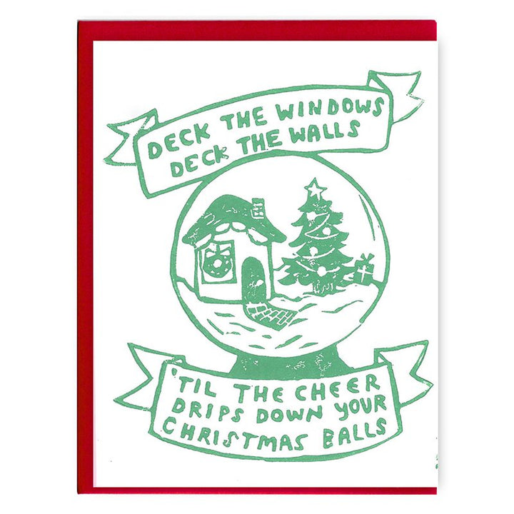 Ghost Academy Holiday Card - Deck the Windows