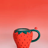 Ceramic Mug, Strawberry