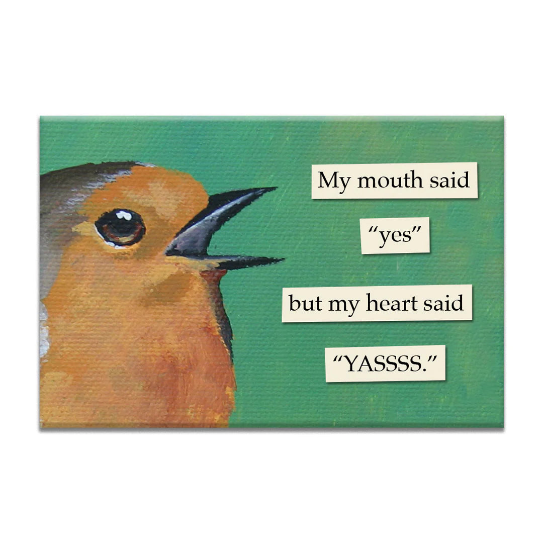 Mincing Mockingbird Magnet