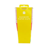 Rainbow Paper Cups - 8 Pack