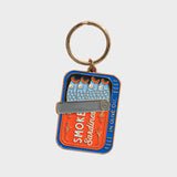 Sardines Tin Enamel Keychain