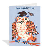 HalfPenny Postage Graduation Card -  Owl