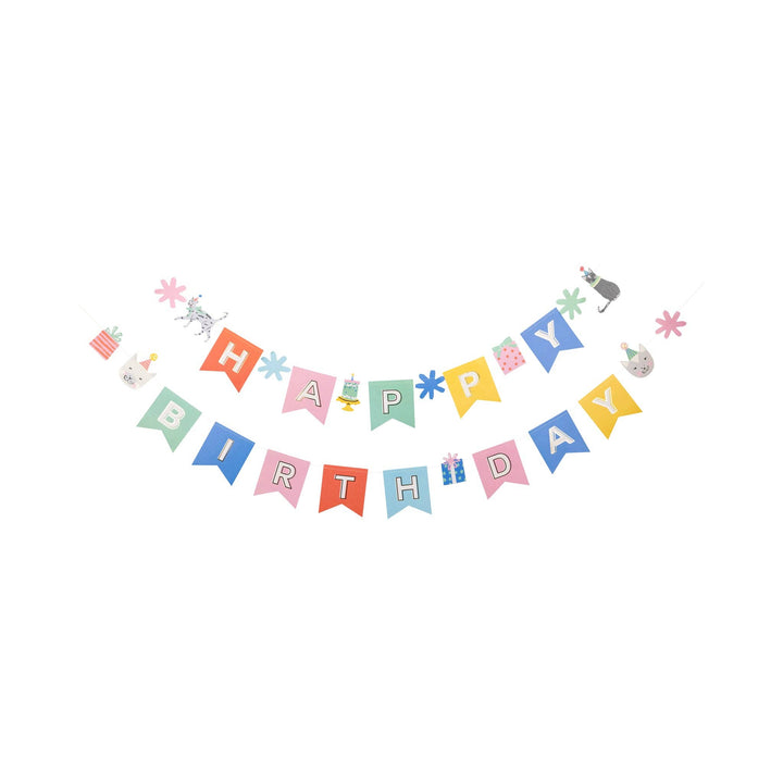 Happy Birthday Cat Banner