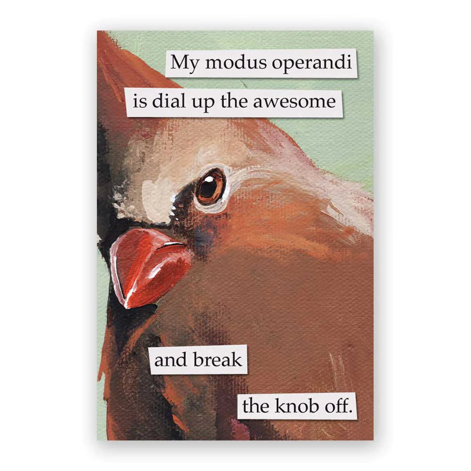 Mincing Mockingbird Magnet