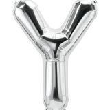 34" Jumbo Silver Foil Letter Balloon