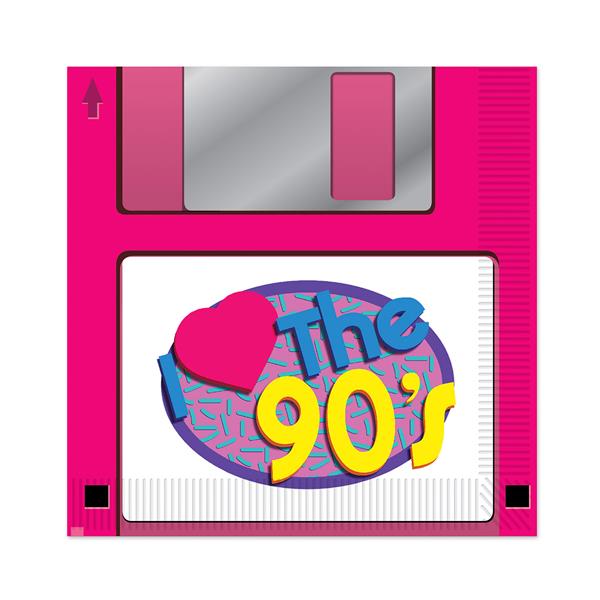 90's Floppy Disk Napkins