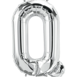 34" Jumbo Silver Foil Letter Balloon