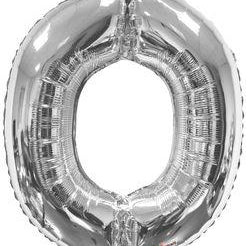 34" Jumbo Silver Foil Letter Balloon