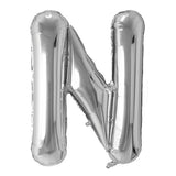 34" Jumbo Silver Foil Letter Balloon