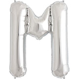34" Jumbo Silver Foil Letter Balloon
