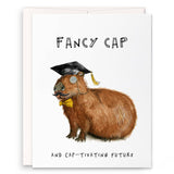 Fancy Capybara Graduation Card