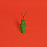 Wool Bug Cat Toy - Green