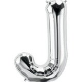 34" Jumbo Silver Foil Letter Balloon
