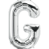 34" Jumbo Silver Foil Letter Balloon