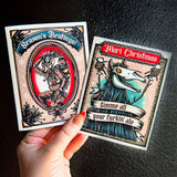 Festive Cryptids Holiday Card