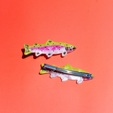 Not Picasso Rainbow Trout Hair Clip Set