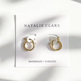 18k Gold Sterling Everyday Hoop