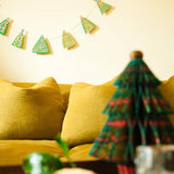Midcentury Trees Sewn Garland