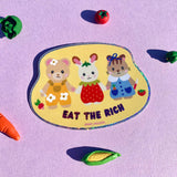 Eat the Rich Critter Sticker