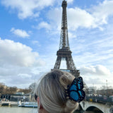 Hand-painted Monarch Butterfly Claw Hair Clip