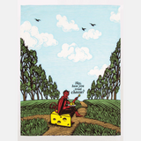 Blue Q Screenprinted Dish Towel 'Have You Tried Cheese'