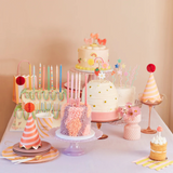 Meri Meri Pink Bow Candles