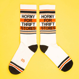 Gumball Poodle Gym Socks 'Horny For Thrift Stores'