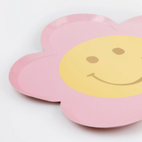 Meri Meri Happy Face Flower Plates