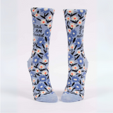 Blue Q Womens Crew Socks 'Bitch I am Relaxed'