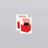 Cat in a Box Tattoo Pairs