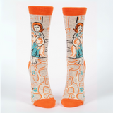 Blue Q Women's Crew Sock 'My Cat is Cool as F*ck'