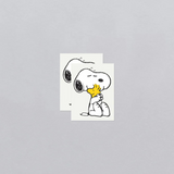 Snoopy Hugs Woodstock Tattoo Pairs