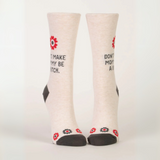Blue Q Women's Crew Socks 'Don't Make Mommy Be a Bitch'