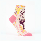 Blue Q Women's Ankle Socks 'This Girl Takes No Shit'